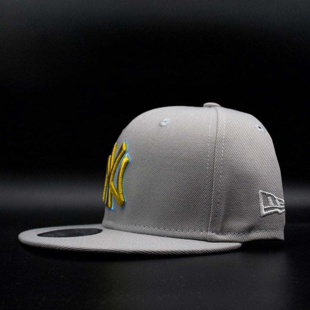 NY 75' GOLD METTALIC SNAP BACK