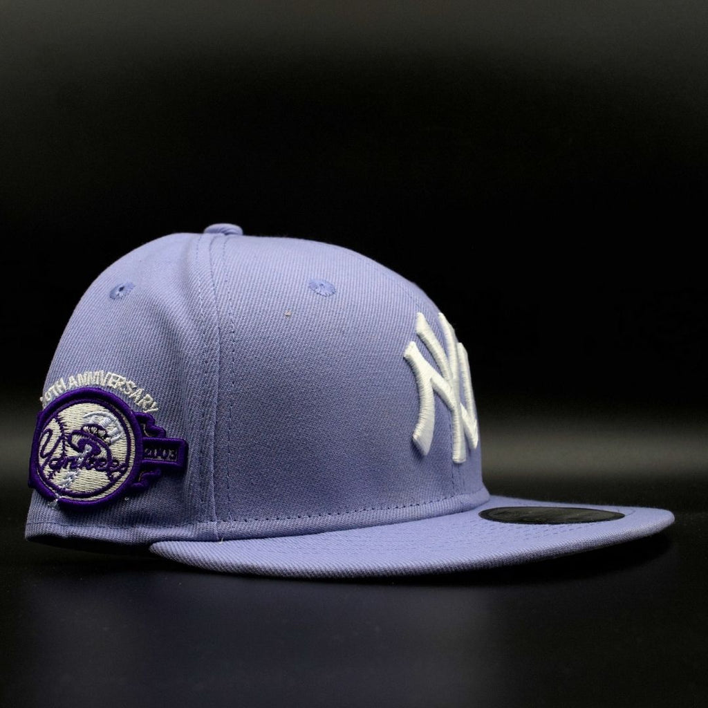 NY YANKEE LAVENDER SNAP BACK