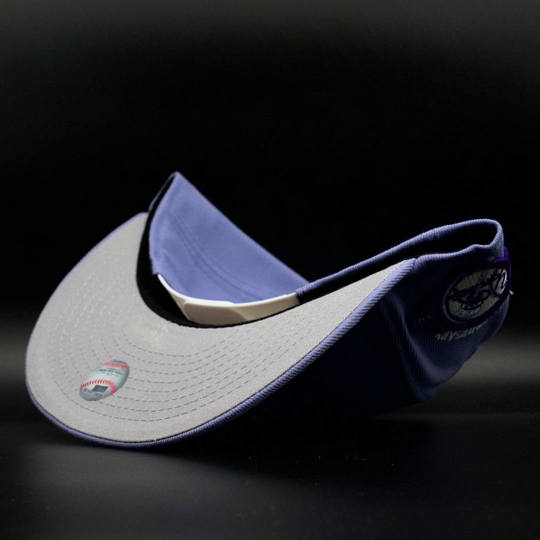 NY YANKEE LAVENDER SNAP BACK