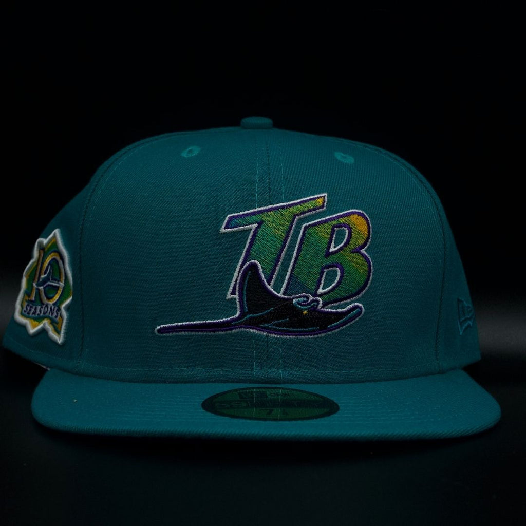 TAMPA BAY DEVIL RAYS 10 SEASONS GREEN