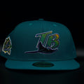 TAMPA BAY DEVIL RAYS 10 SEASONS GREEN