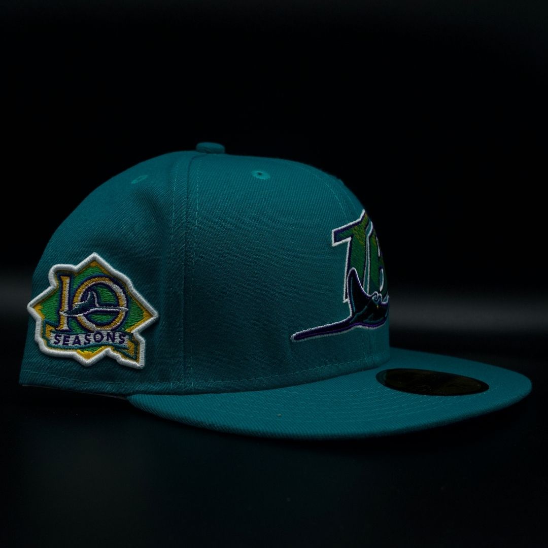 TAMPA BAY DEVIL RAYS 10 SEASONS GREEN